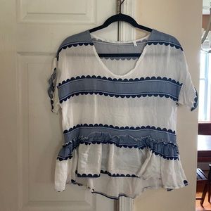 Adorable ruffled top